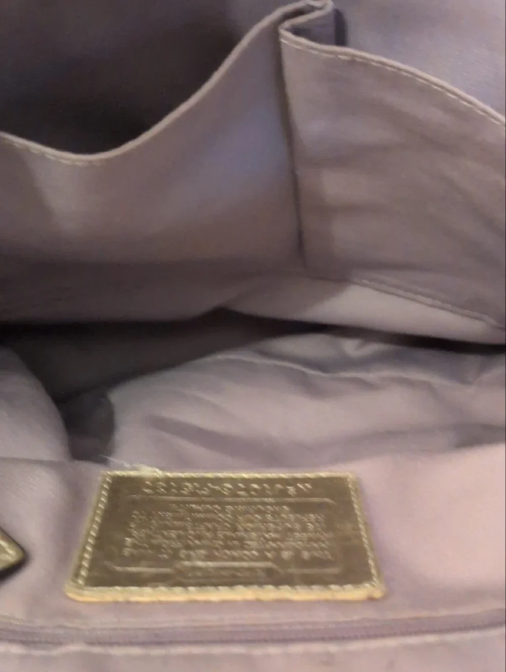 Coach  Chelsea 2011 Beige and Metallic Stripe Signature Tote